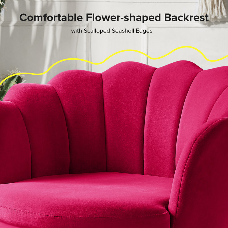 Etta Avenue™ Hendrix 3 Piece Velvet Living Room Set & Reviews Wayfair